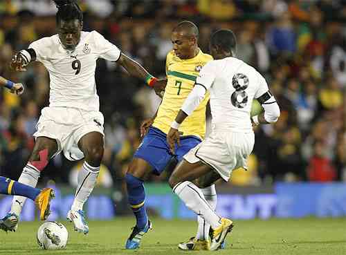 Фернандиньо помог сборной Бразилии обыграть Гану (видео)