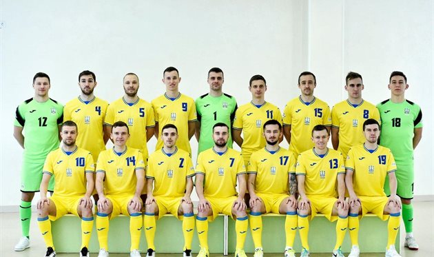 Определен состав сборной Украины по футзалу на Евро-2022